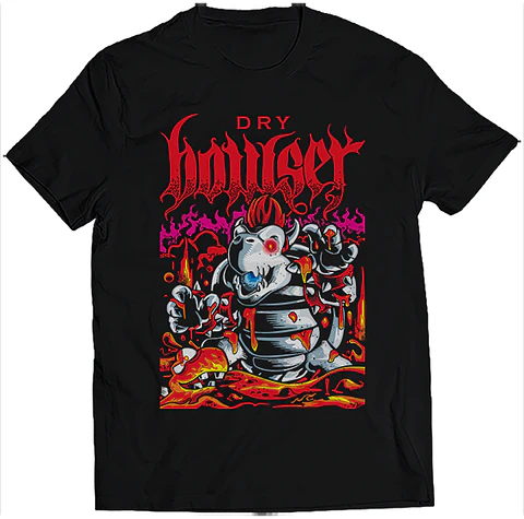 Polera Dry Bowser | Ropa Gamer