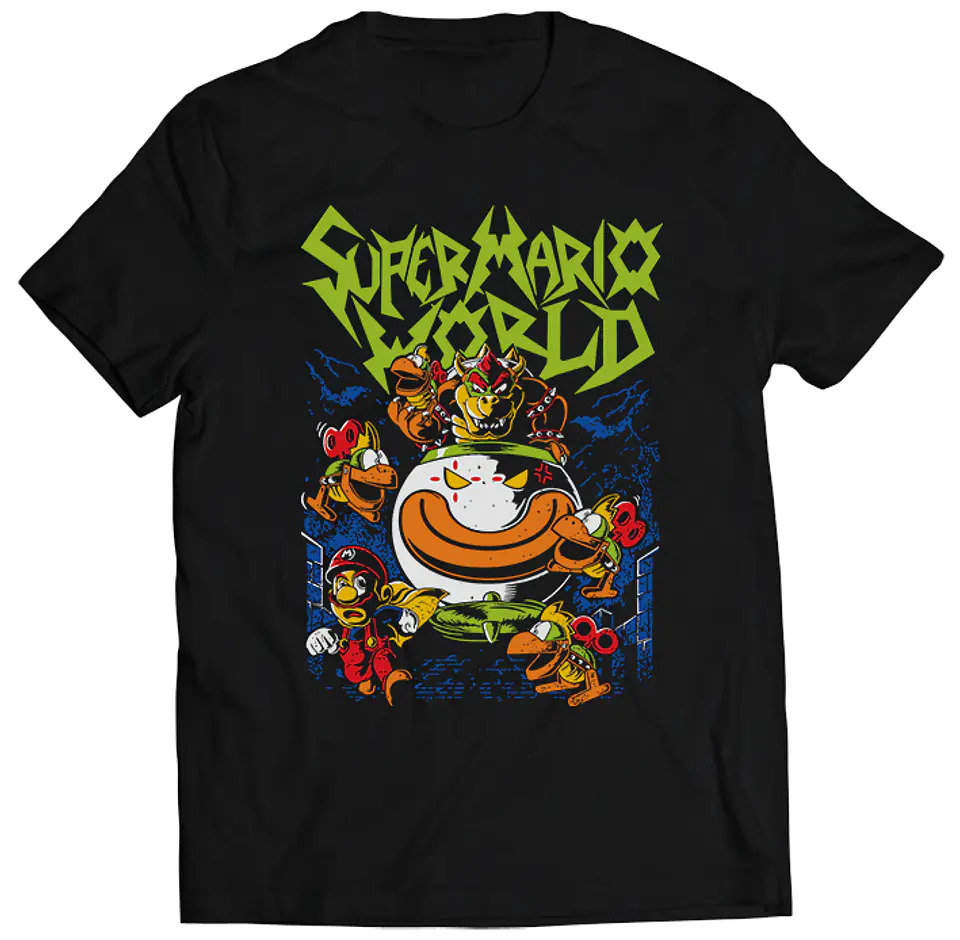 Polera Mario  World | Ropa Gamer 1