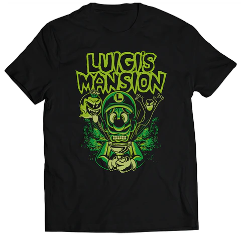 Polera Luigi's Mansion | Ropa Gamer