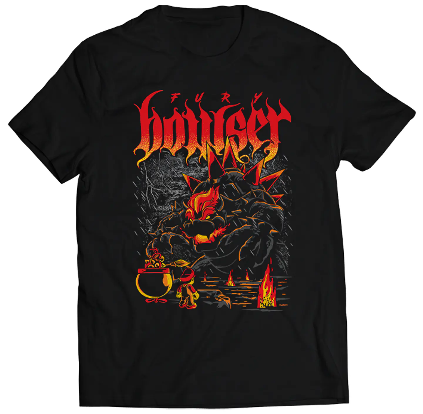 Polera Bowser's Fury | Ropa Gamer 1
