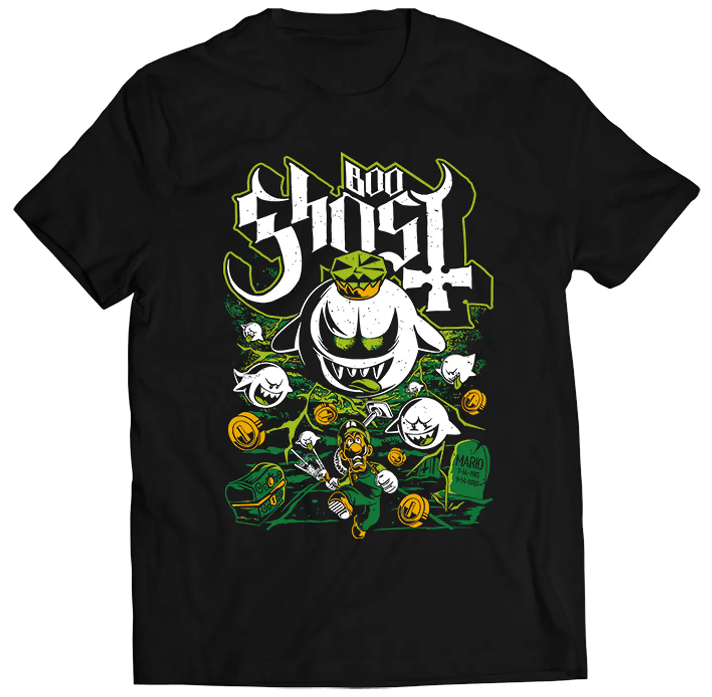 Polera Luigi Boo Ghost | Ropa Gamer 1