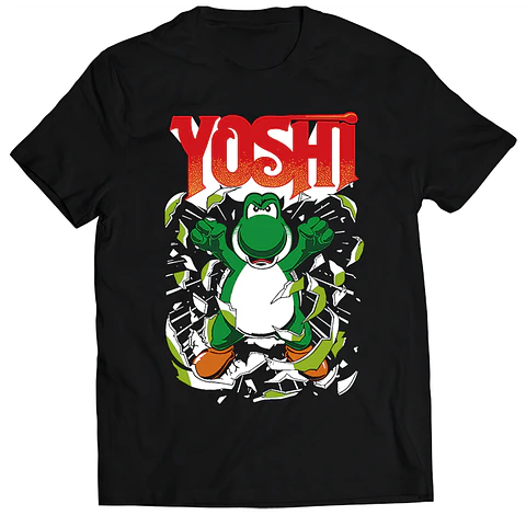 Polera Yoshi Power | Ropa Gamer