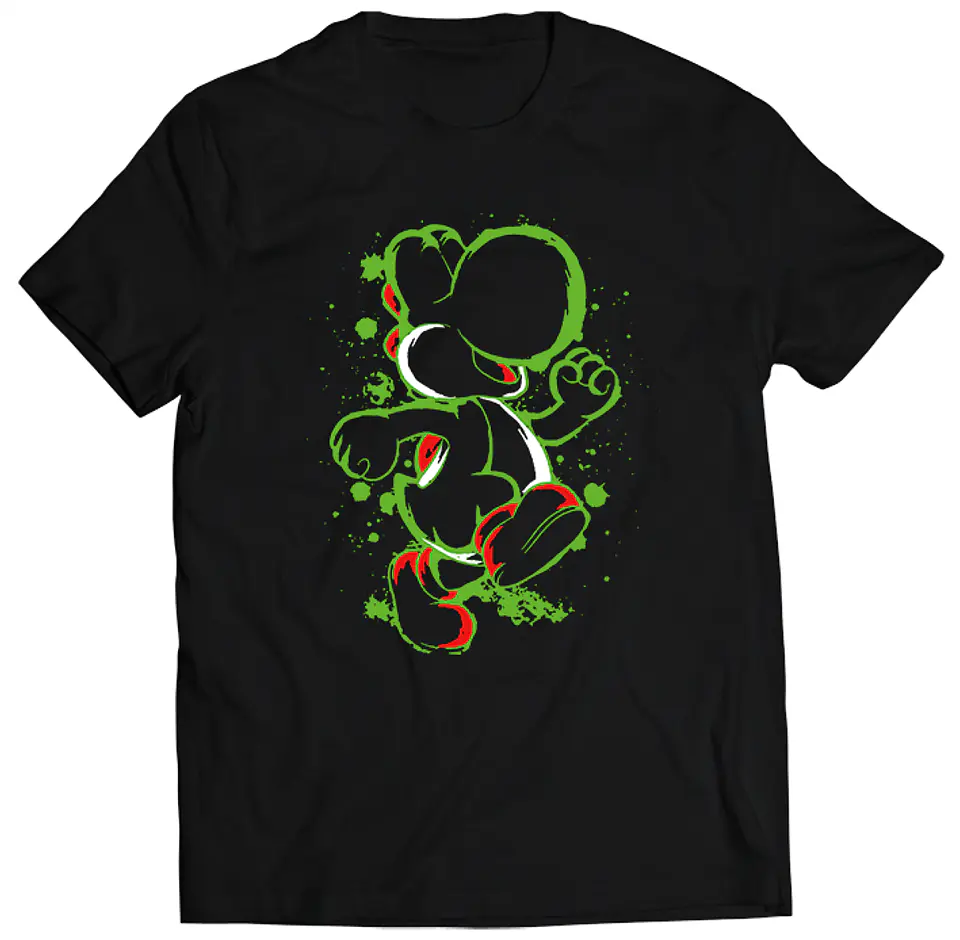 Polera Yoshi Silueta | Ropa Gamer 1