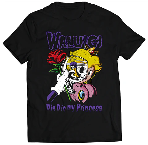Polera Waluigi Bad Intentions | Ropa Gamer