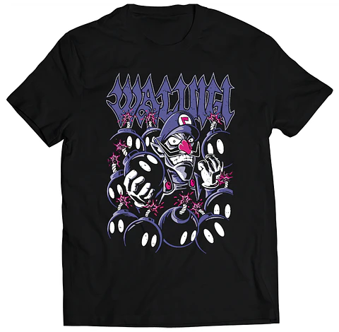 Polera Waluigi Bomber | Ropa Gamer