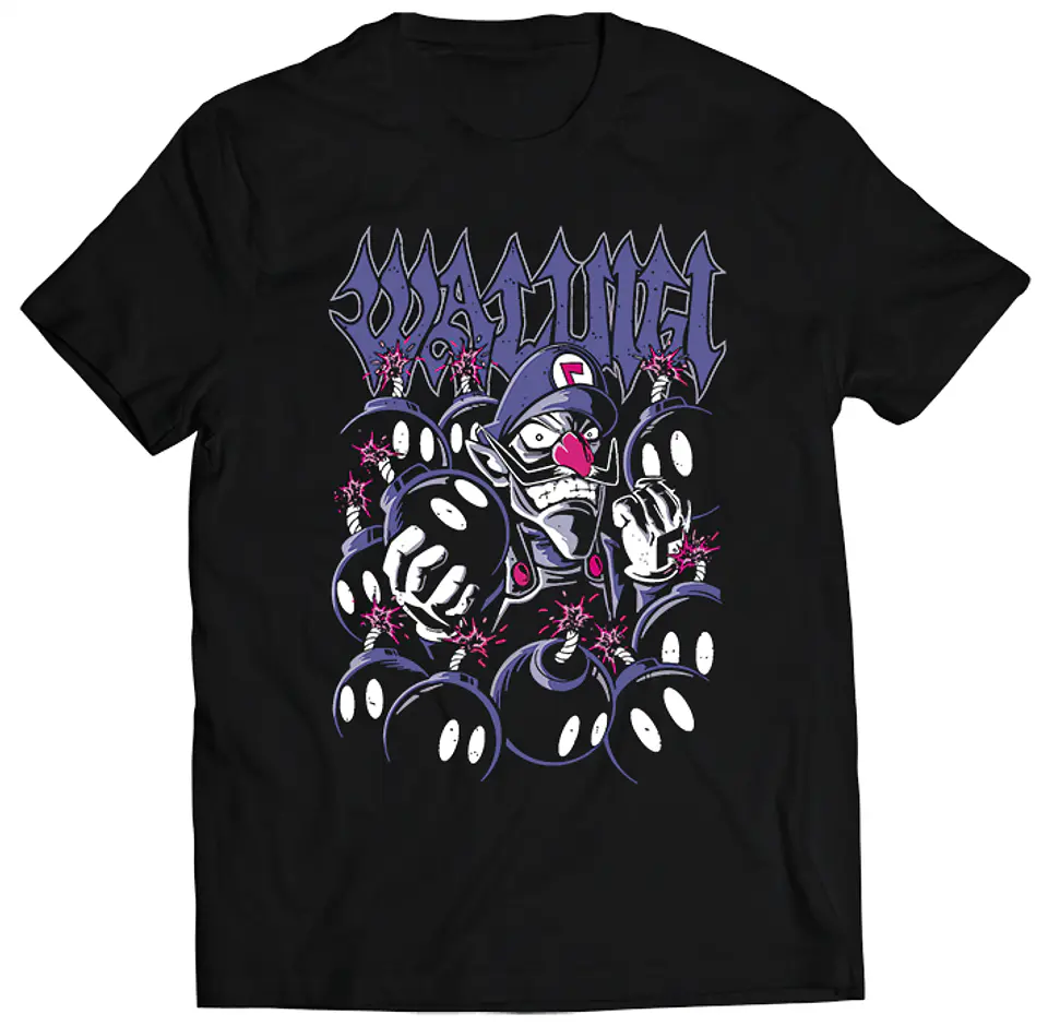 Polera Waluigi Bomber | Ropa Gamer 1