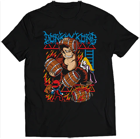 Polera Donkey Kong Jr. | Ropa Gamer