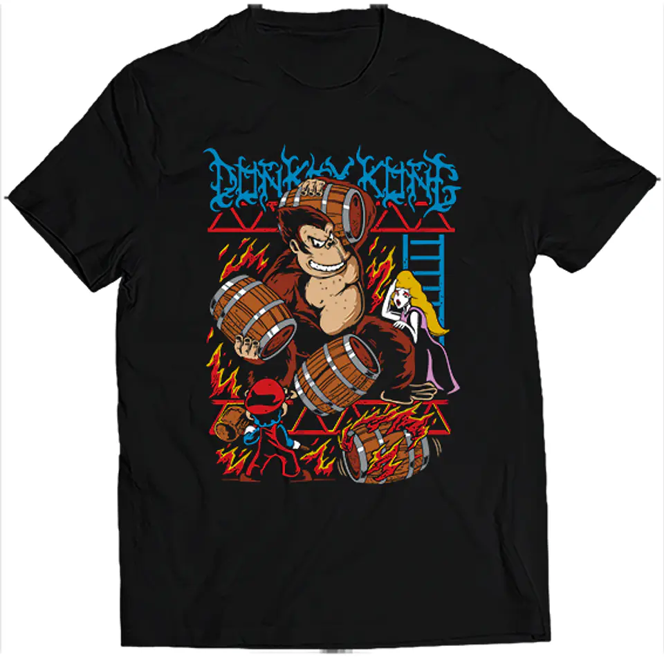 Polera Donkey Kong Jr. | Ropa Gamer 1