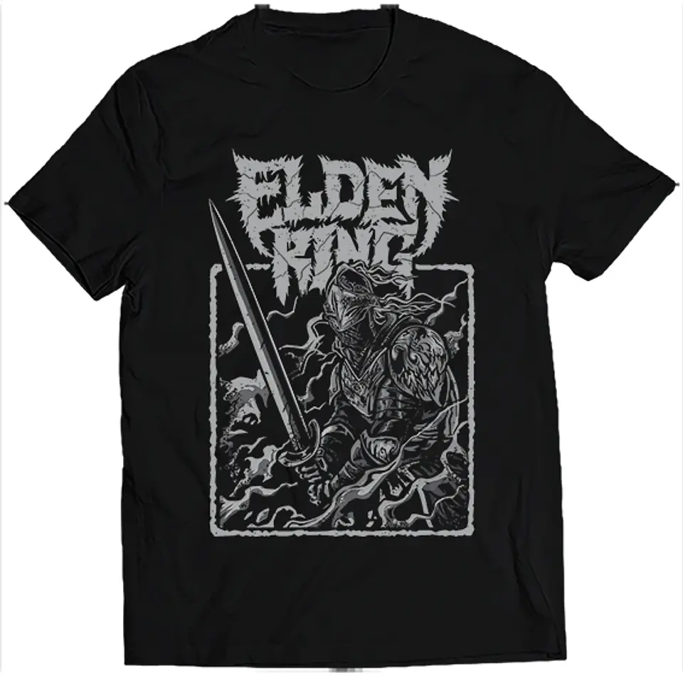 Polera Elden Ring Grey | Ropa Gamer 1