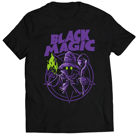 Polera Final Fantasy Black Magic | Ropa Gamer