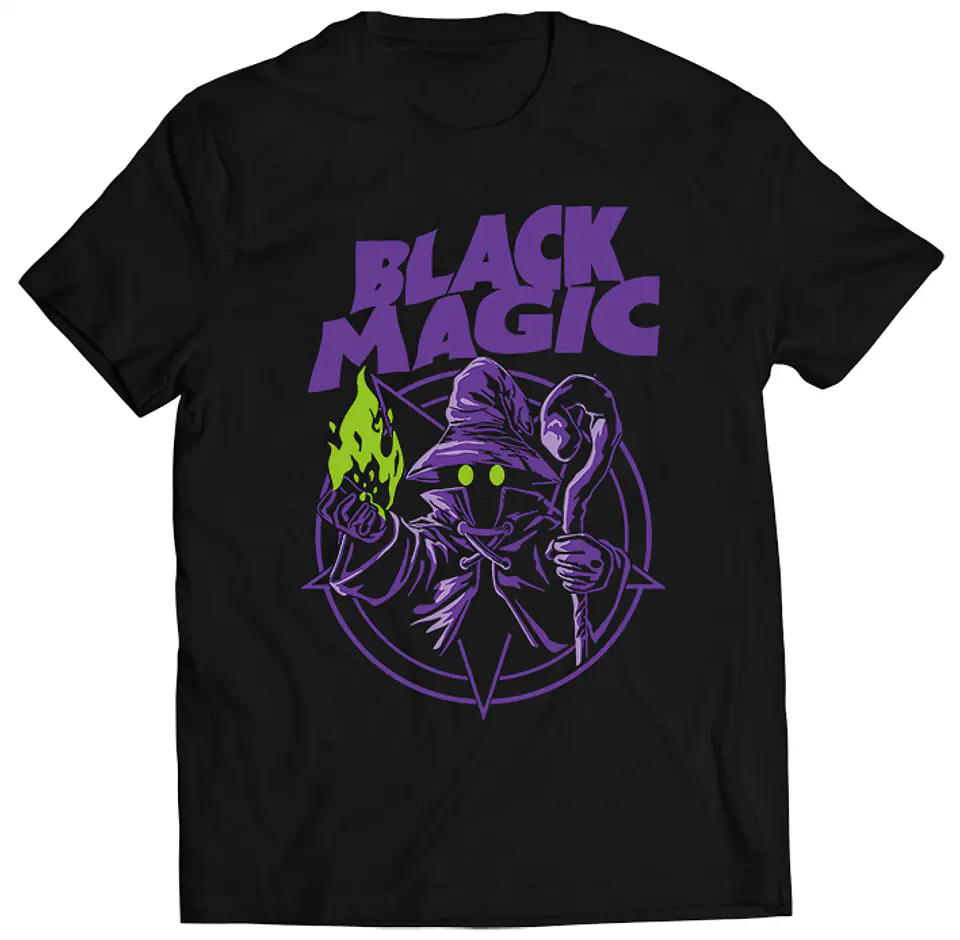 Polera Final Fantasy Black Magic | Ropa Gamer 1