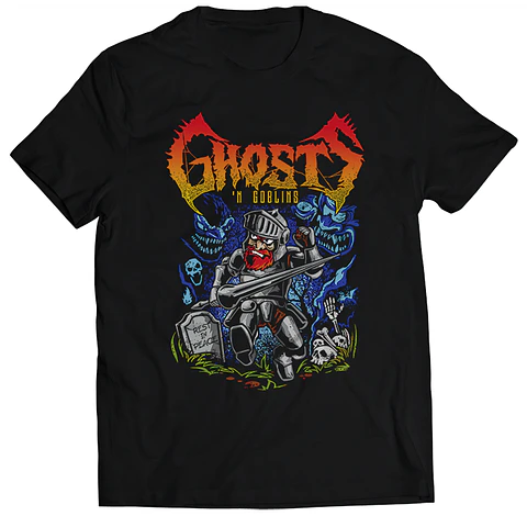 Polera Ghosts n' Goblins | Ropa Gamer