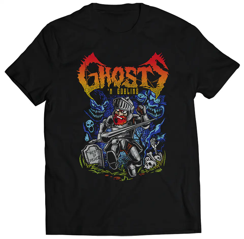 Polera Ghosts n' Goblins | Ropa Gamer 1