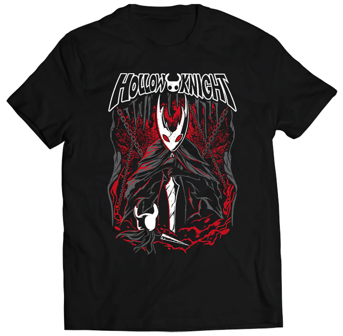 Polera Hollow Knight Red | Ropa Gamer 1