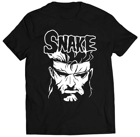 Polera Metal Gear Solid - Solid Snake | Ropa Gamer