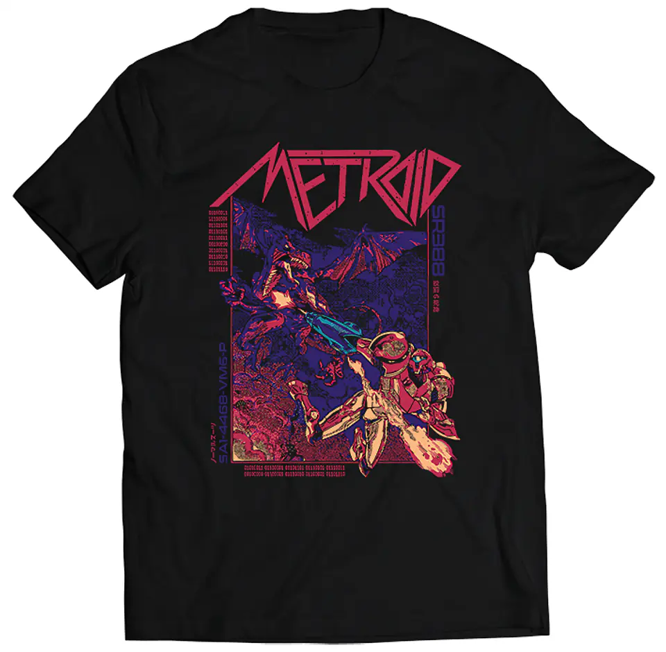 Polera Metroid - Bicolor Final Boss | Ropa Gamer 1