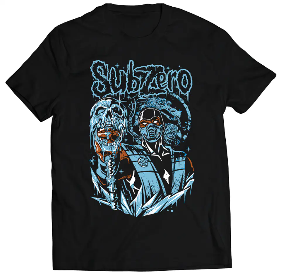Polera Mortal Kombat - Sub Zero | Ropa Gamer 1