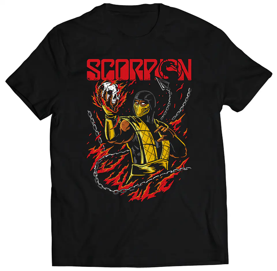 Polera Mortal Kombat - Scorpion | Ropa Gamer 1