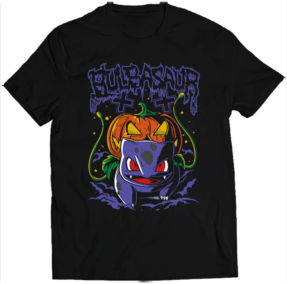 Polera Pokémon - Bulbasaur Nights | Ropa Gamer 1