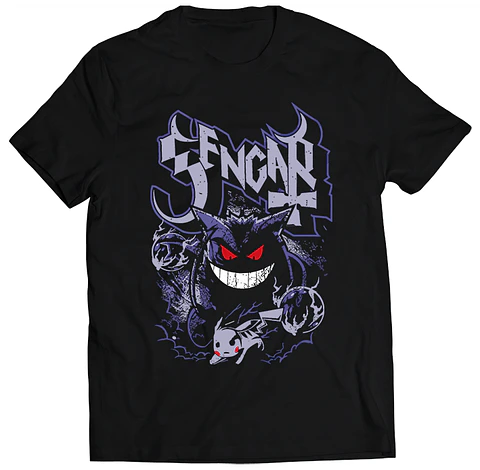 Polera Pokémon - Scary Gengar | Ropa Gamer