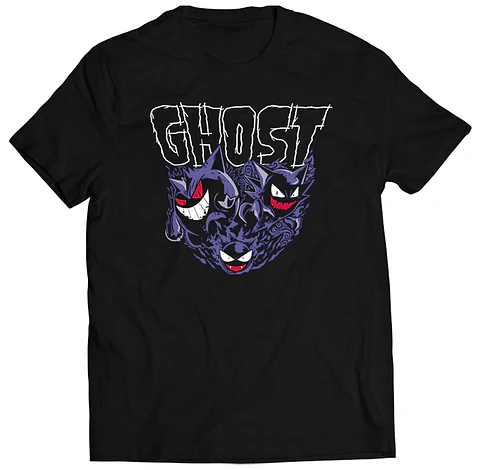 Polera Pokémon - Ghost Type | Ropa Gamer