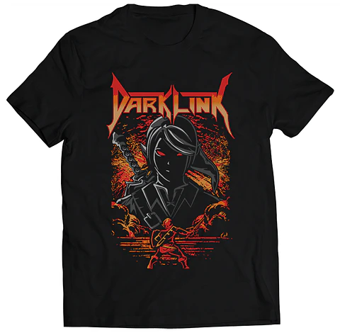 Polera The Legend of Zelda - Dark Link | Ropa Gamer
