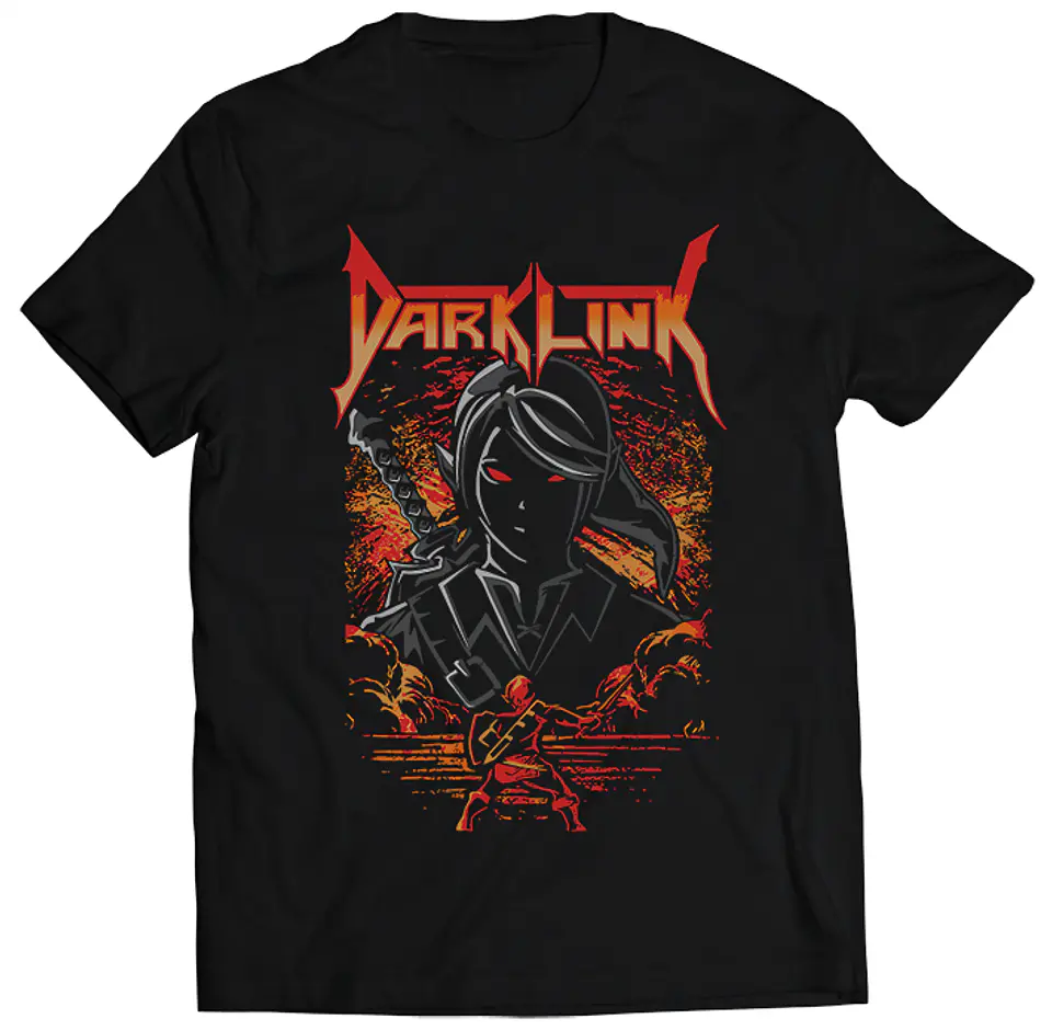 Polera The Legend of Zelda - Dark Link | Ropa Gamer 1