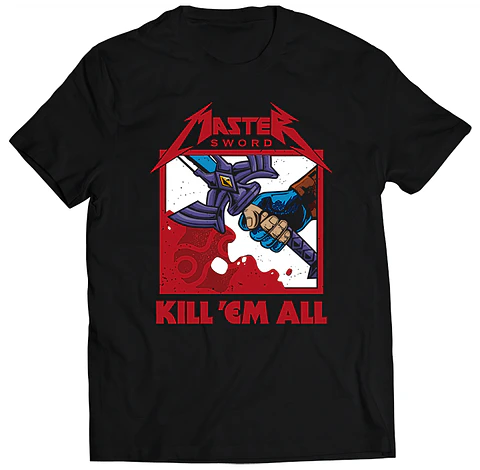 Polera The Legend of Zelda - Metallic Master Sword | Ropa Gamer