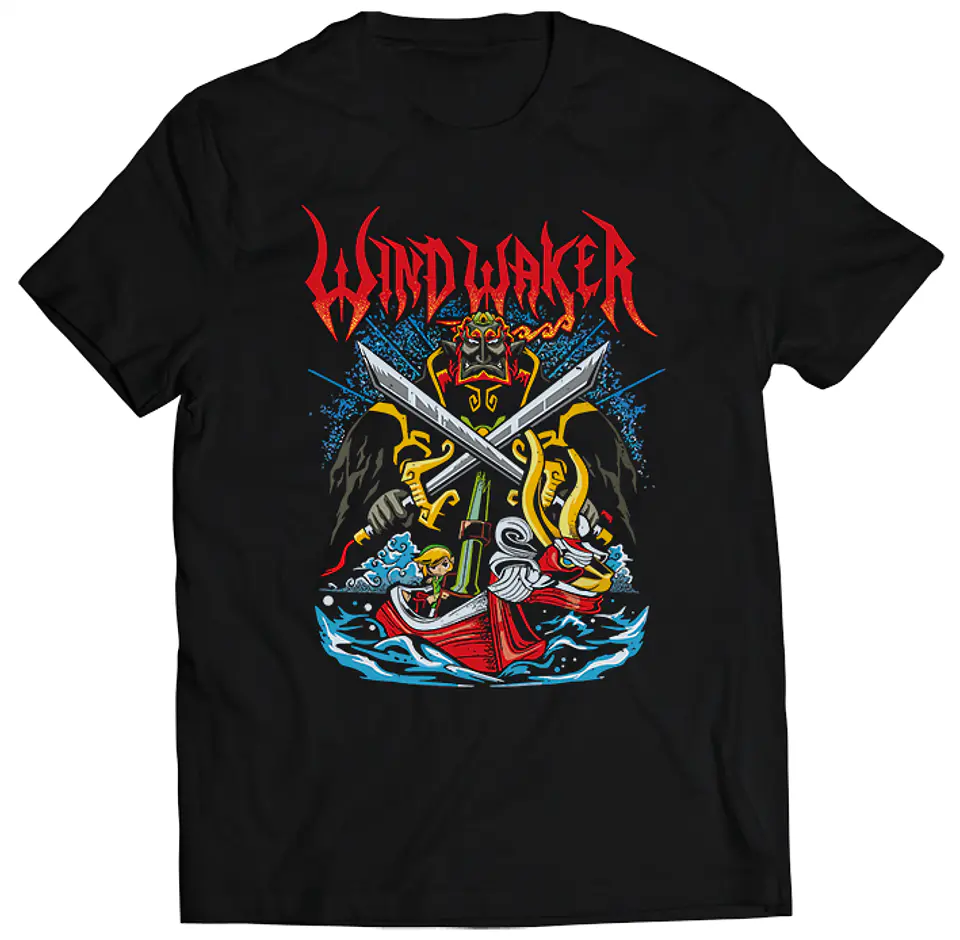 Polera The Legend of Zelda - The Windwaker | Ropa Gamer 1