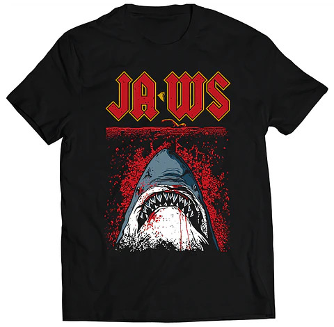 Polera Películas - Jaws | Rock