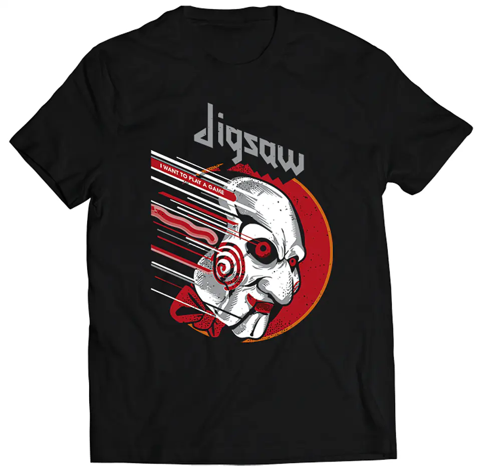 Polera Películas - Saw - I Want to Play a Game | Estilo Exclusivo 1