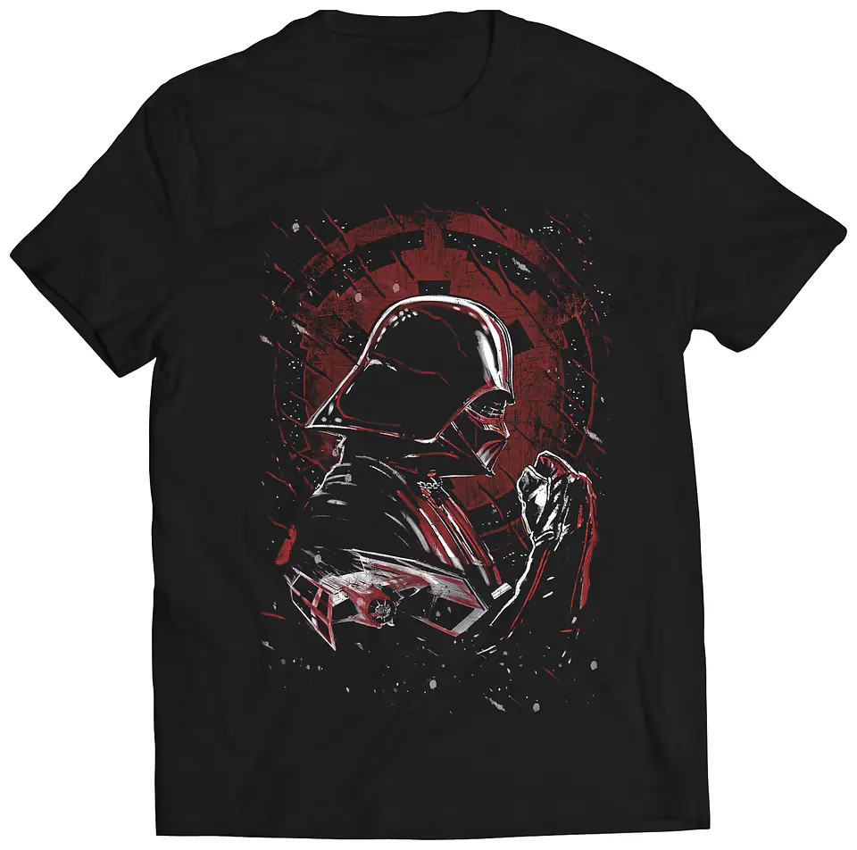 Polera Películas - Star Wars - Darth vader Red Control | Estilo Exclusivo 1