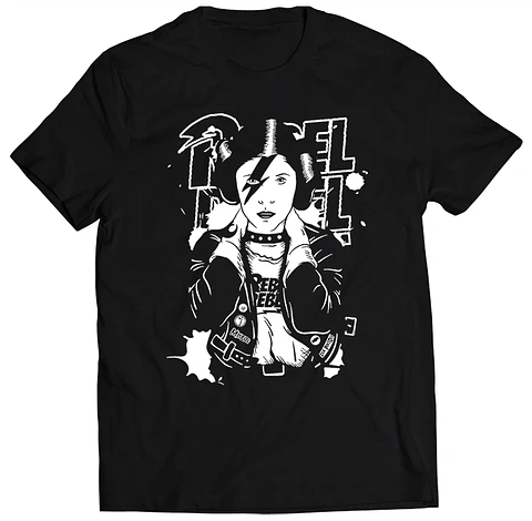 Polera Películas - Star Wars - Rebel Rebel Leia | Estilo Exclusivo
