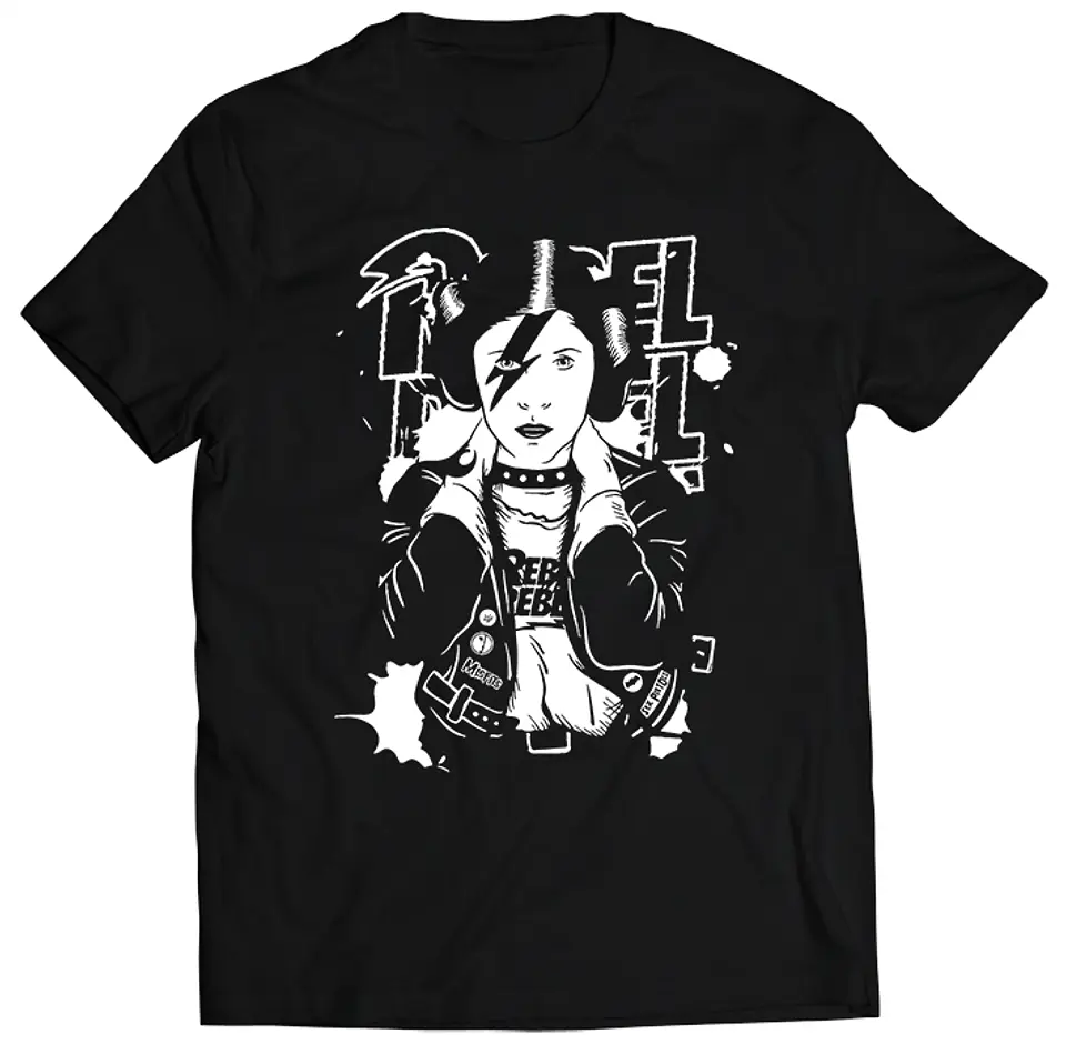 Polera Películas - Star Wars - Rebel Rebel Leia | Estilo Exclusivo 1