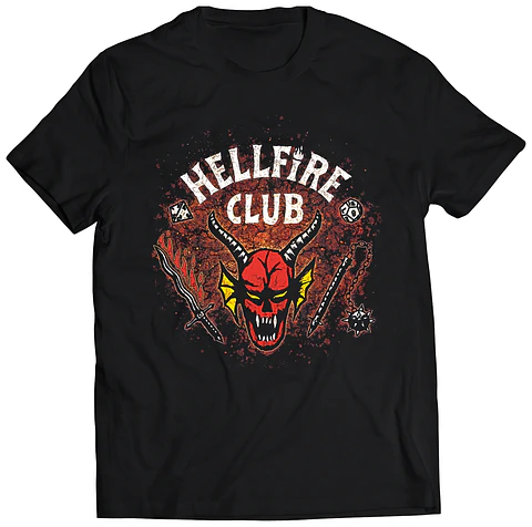 Polera Series  -Stranger Things - Hellfire Club | Estilo Exclusivo