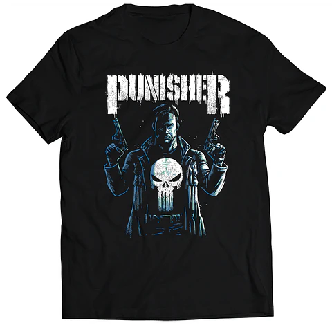 Polera Marvel - The Punisher - Justice Man | Estilo Exclusivo