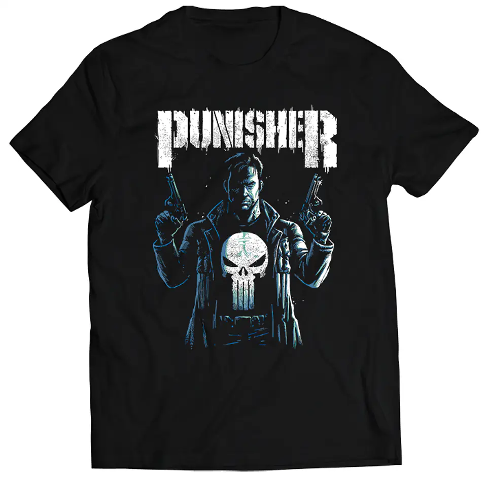 Polera Marvel - The Punisher - Justice Man | Estilo Exclusivo 1