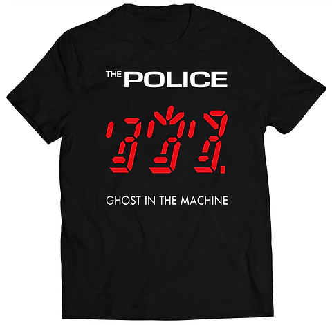 Polera The Police - Ghost in the Machine (Extendido) | Rock