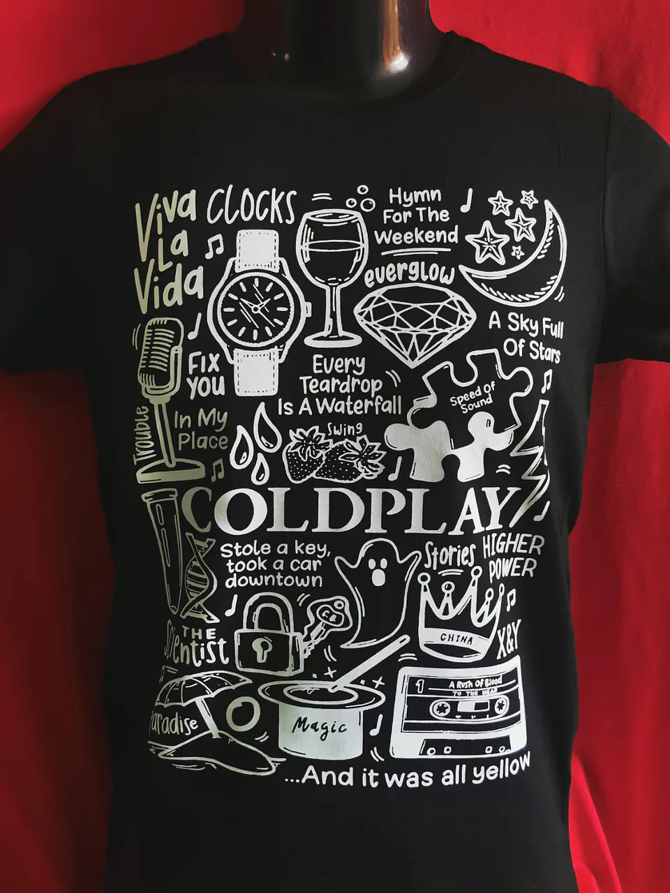 Polera Coldplay - Temazos White | Indie Rock 2