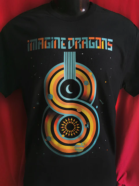 Polera Imagine Dragons - 8 Guitar | Indie Rock