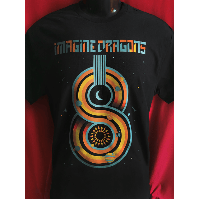 Polera Música - Imagine Dragons - 8 Guitar