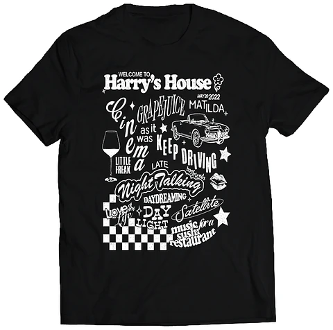 Polera Harry Styles - Harry's House White | Música Pop