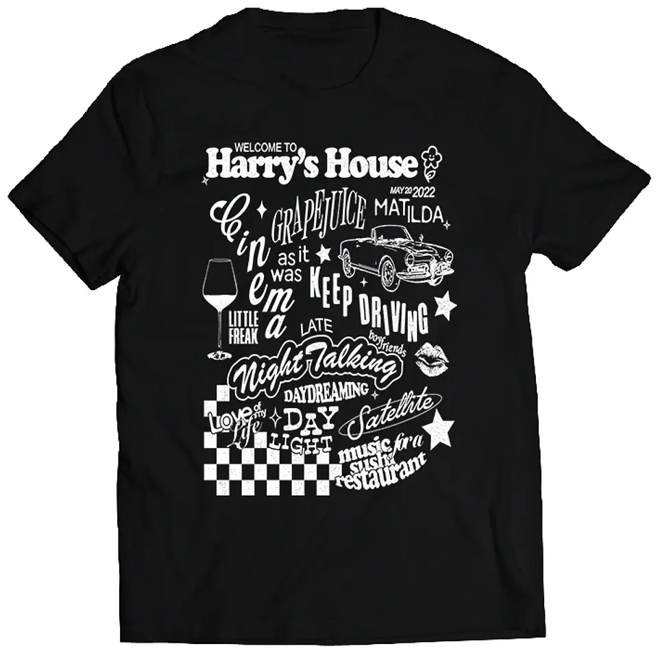 Polera Harry Styles - Harry's House White | Música Pop 1