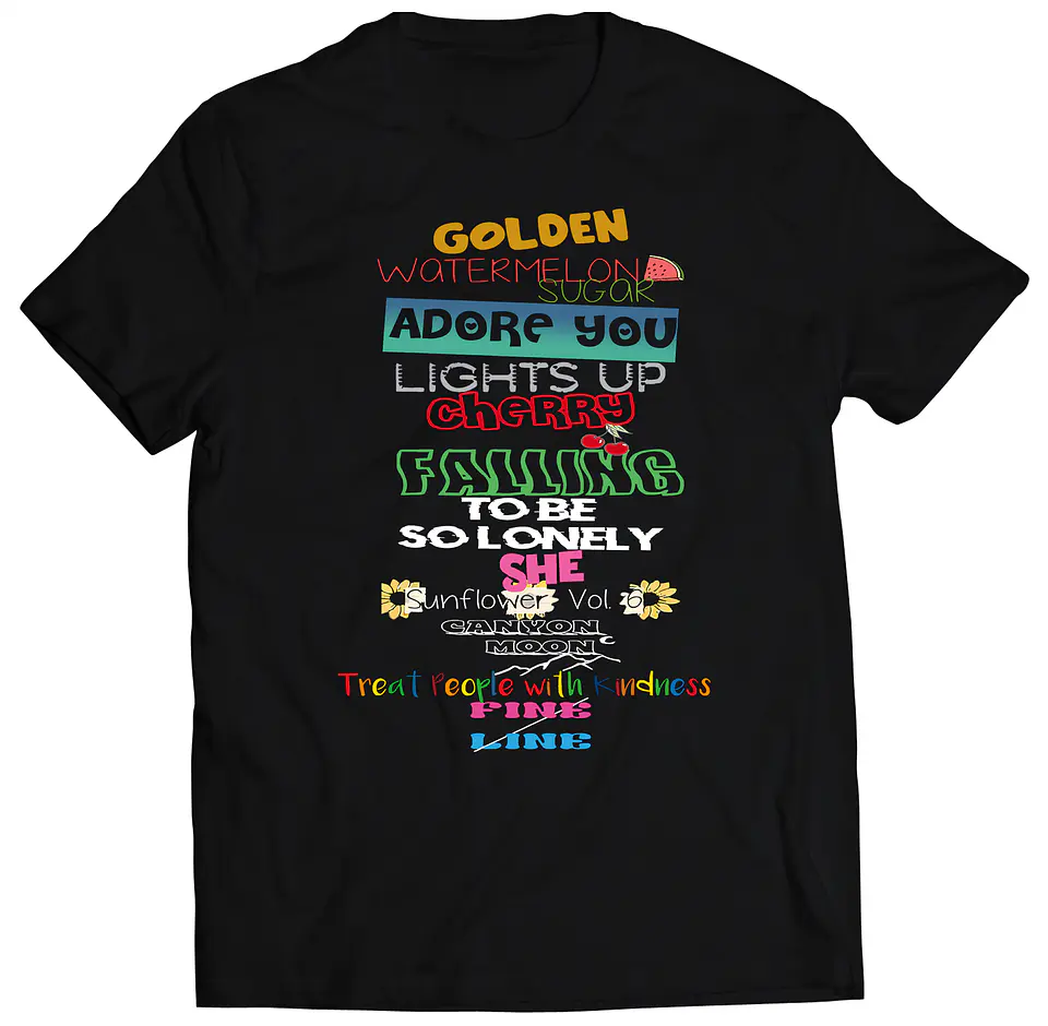 Polera Harry Styles - Fine Line Cancionero | Música Pop 1
