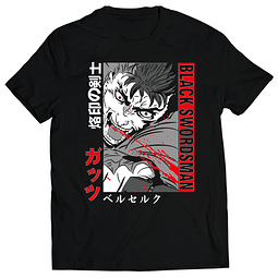 Polera Anime - Berserk Black Swordsman