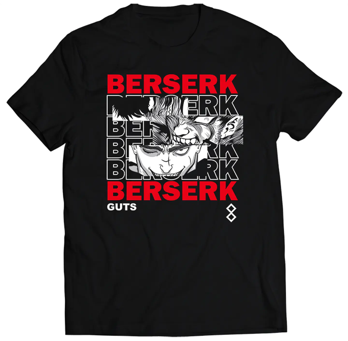 Polera Berserk Guts | Anime Japonés 1