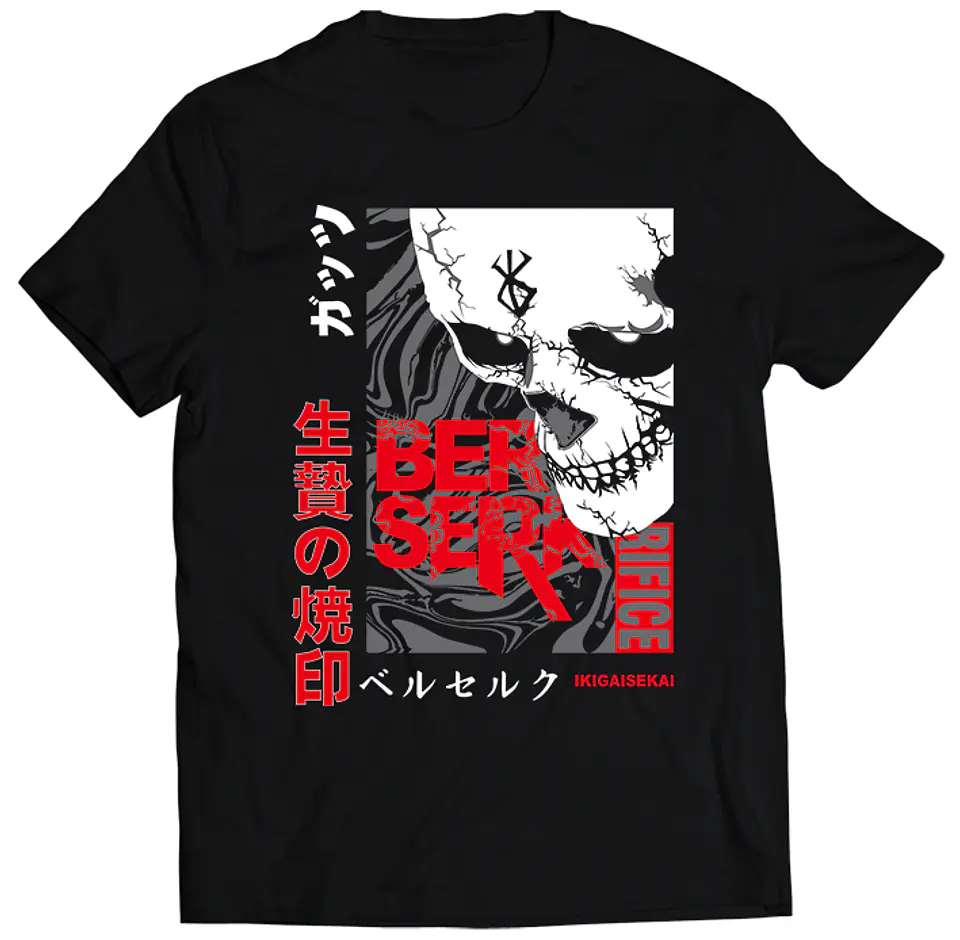 Polera Berserk Ikigaisekai | Anime Japonés 1