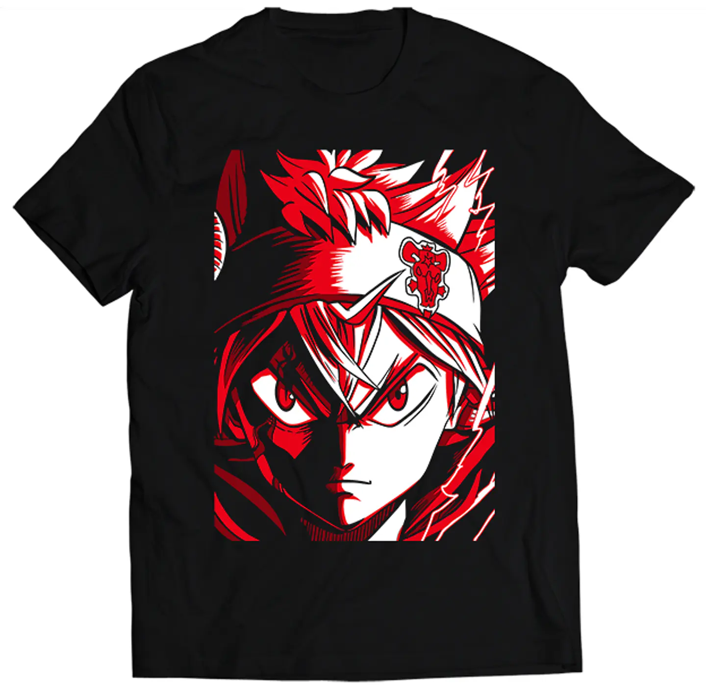 Polera Black Clover Red Asta | Anime Japonés 1