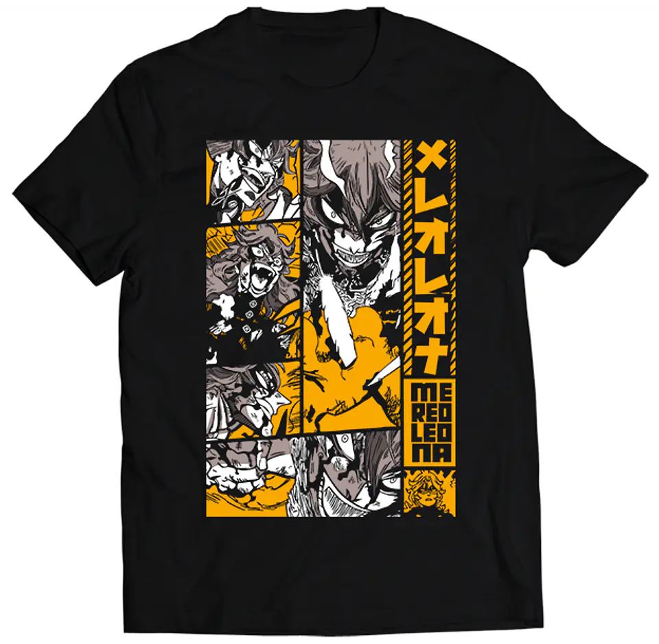Polera Black Clover Mereoleona Vermillion | Anime Japonés 1