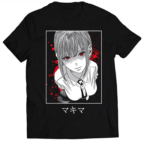 Polera Chainsaw Man - Makima Retrato | Anime Japonés